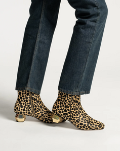 Frances Valentine Marnie Haircalf Bootie Cheetah