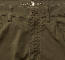 Load image into Gallery viewer, Duck Head Shoreline Five Pocket Olive Pine