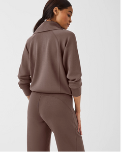 Spanx Airessential 1/2 Zip Smoke