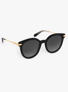 Krewe Colette Nylon Black and Crystal 24 K