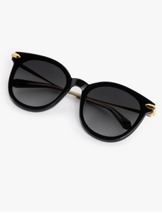 Krewe Colette Nylon Black and Crystal 24 K