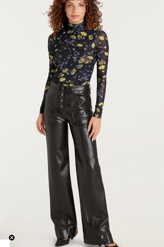 Cinq a' Sept Benji Long Faux Leather Pant