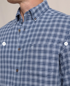 Southern Tide Barnwell Plaid Sportshirt Oatmeal