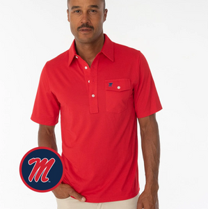 Criquet Ole Miss Polo Red