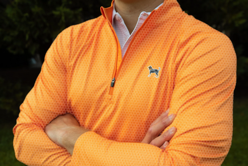 VT Power T 1/4 Zip Orange
