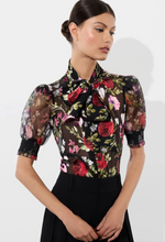 Load image into Gallery viewer, Alice &amp; Olivia Brentley Puff-Sleeve Floral Dreams