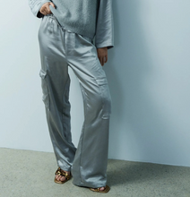 Load image into Gallery viewer, Melissa Nepton Miranda Satin Pant Grey