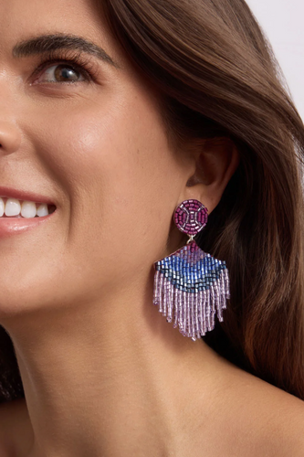 Mignonne Gavigan Hamilton Earrings Purple