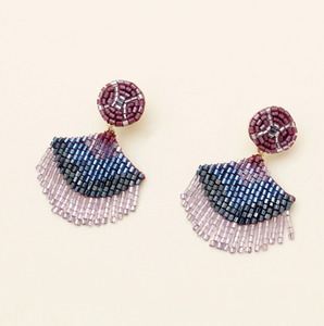 Mignonne Gavigan Hamilton Earrings Purple