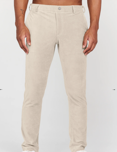 RedVanly Collins Pull-On Corduroy Trouser Oat 32