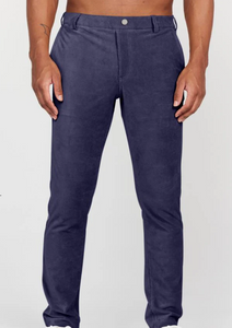 RedVanly Collins Pull-On Corduroy Trouser Navy 34"