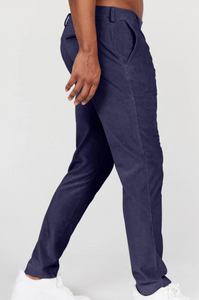 RedVanly Collins Pull-On Corduroy Trouser Navy 34"