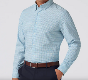 Mizzen + Main Leeward Dress Shirt Steel Blue