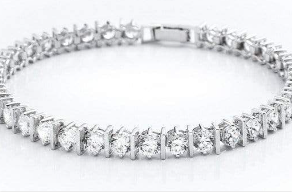 Crislu Classic Bar Tennis Bracelet