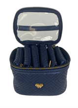 Load image into Gallery viewer, Pursen Amour Getaway Jewelry Case Greek Navy