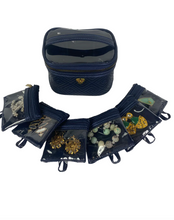 Load image into Gallery viewer, Pursen Amour Getaway Jewelry Case Greek Navy