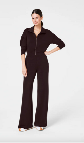 Spanx Airessential LS Jumpsuit Truffle Brown