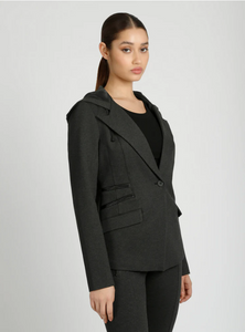 Blanc Noir Gayatri Hooded Blazer