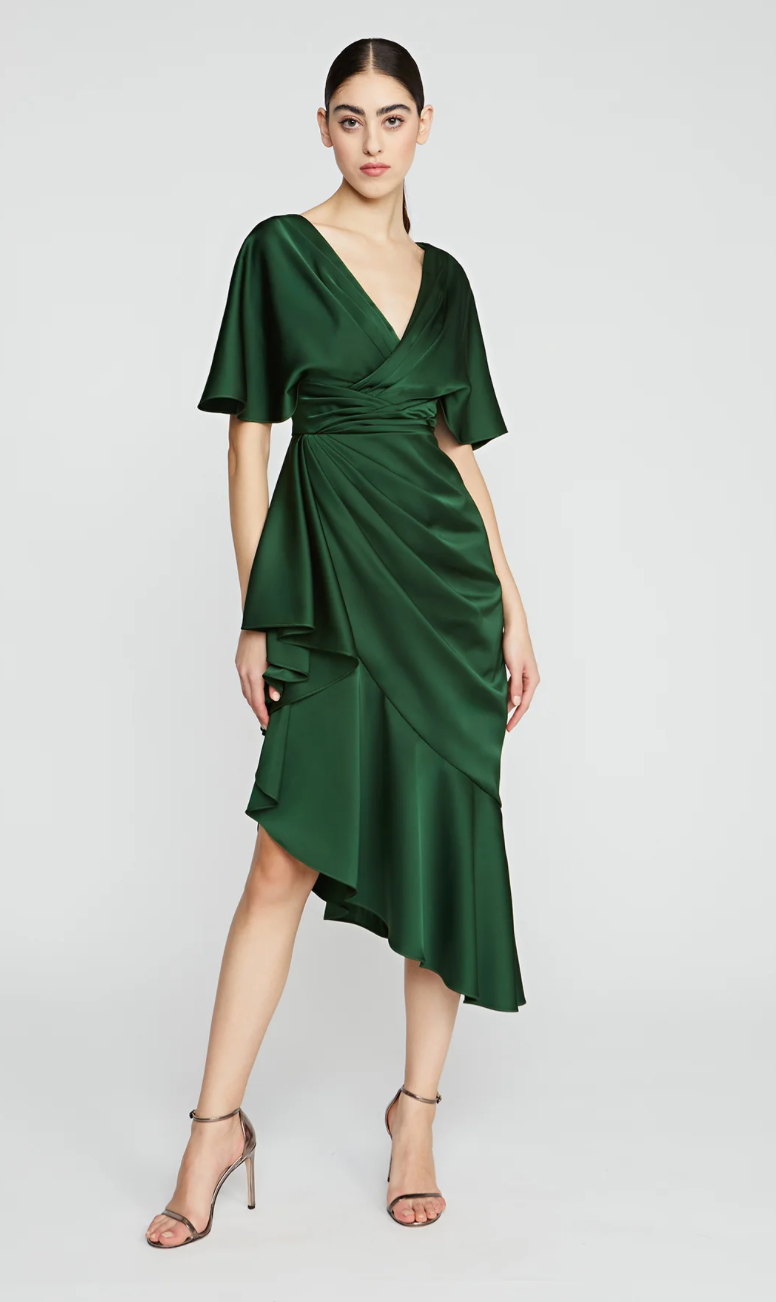 Asymmetrical Ruffle Gwen Dress Asymmetrical Ruffle Gwen Dress