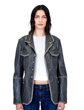 Load image into Gallery viewer, Jakett Meryl Vintage Leather Greystone