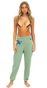 Aviator Nation Logo Stitch Women's Sweatpants Sage