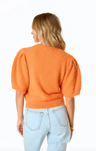 B-Love Macy Crop Sweater UT Orange