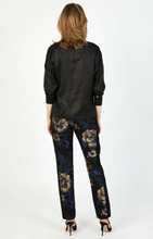 Load image into Gallery viewer, HILTON HOLLIS Romantica Jacquard Pant Black/Sapphire