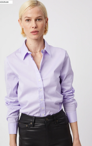 The Shirt The Washable Silk Shirt Lavender