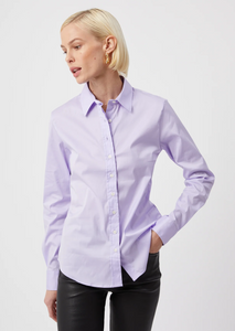 The Shirt The Washable Silk Shirt Lavender