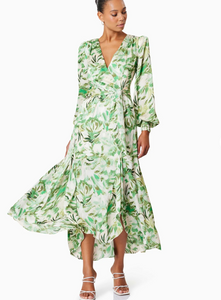 Elliatt Georgia Maxi Dress Green Multi