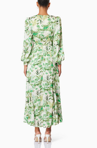 Elliatt Georgia Maxi Dress Green Multi