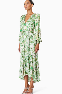 Elliatt Georgia Maxi Dress Green Multi