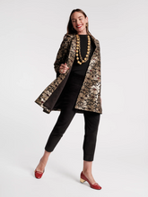 Load image into Gallery viewer, Frances Valentine Cornelia Swing Jacket Black/Gold