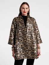 Load image into Gallery viewer, Frances Valentine Cornelia Swing Jacket Black/Gold