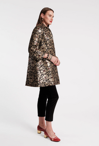 Frances Valentine Cornelia Swing Jacket Black/Gold