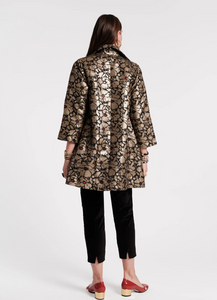 Frances Valentine Cornelia Swing Jacket Black/Gold