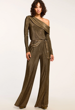 Load image into Gallery viewer, Ramy Brook Manny Jumpsuit Gold Knit