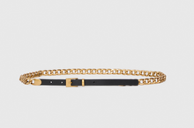 Load image into Gallery viewer, Paige Kellan Black Chain Belt