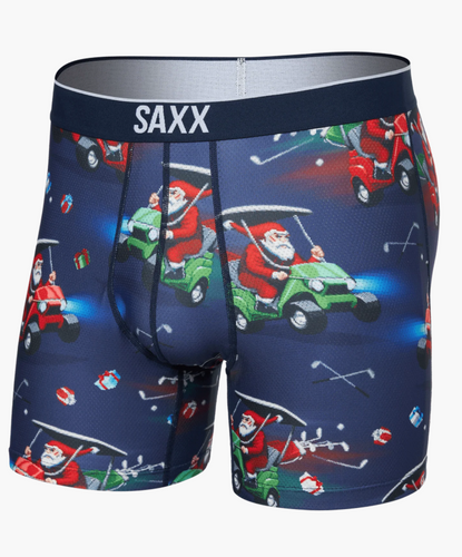 Saxx Volt Mesh Boxer Brief Santa Golf