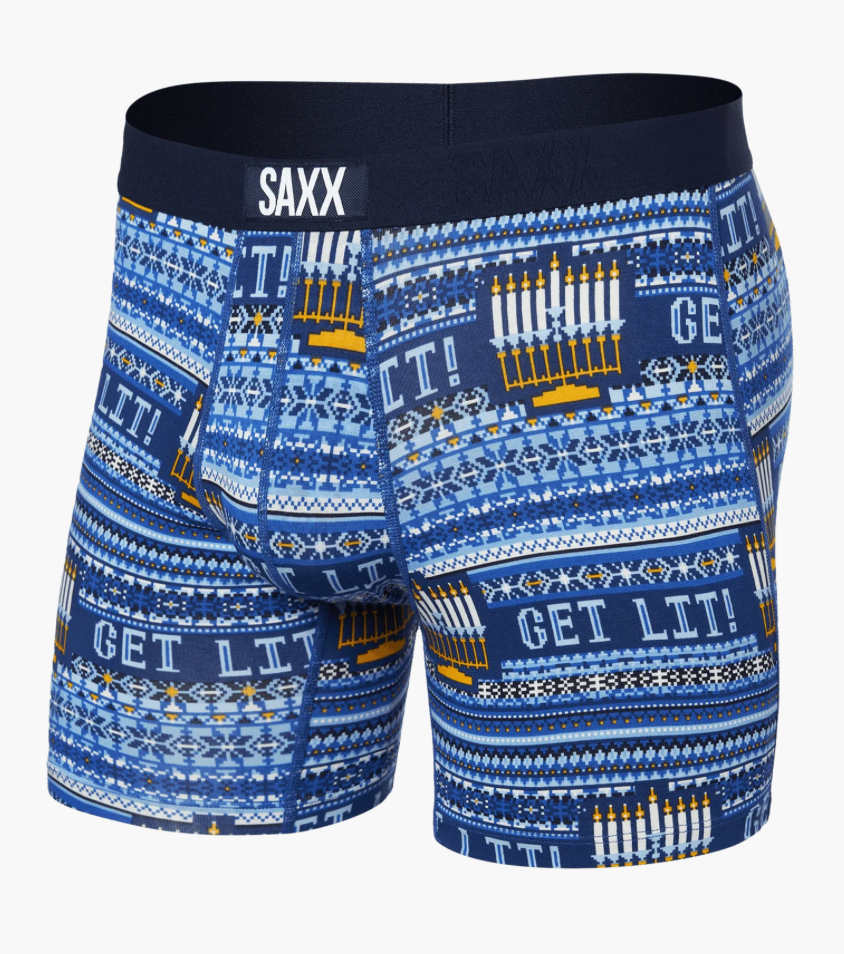 Saxx Soft Boxer Hip Hanukkah – The Blue Collection