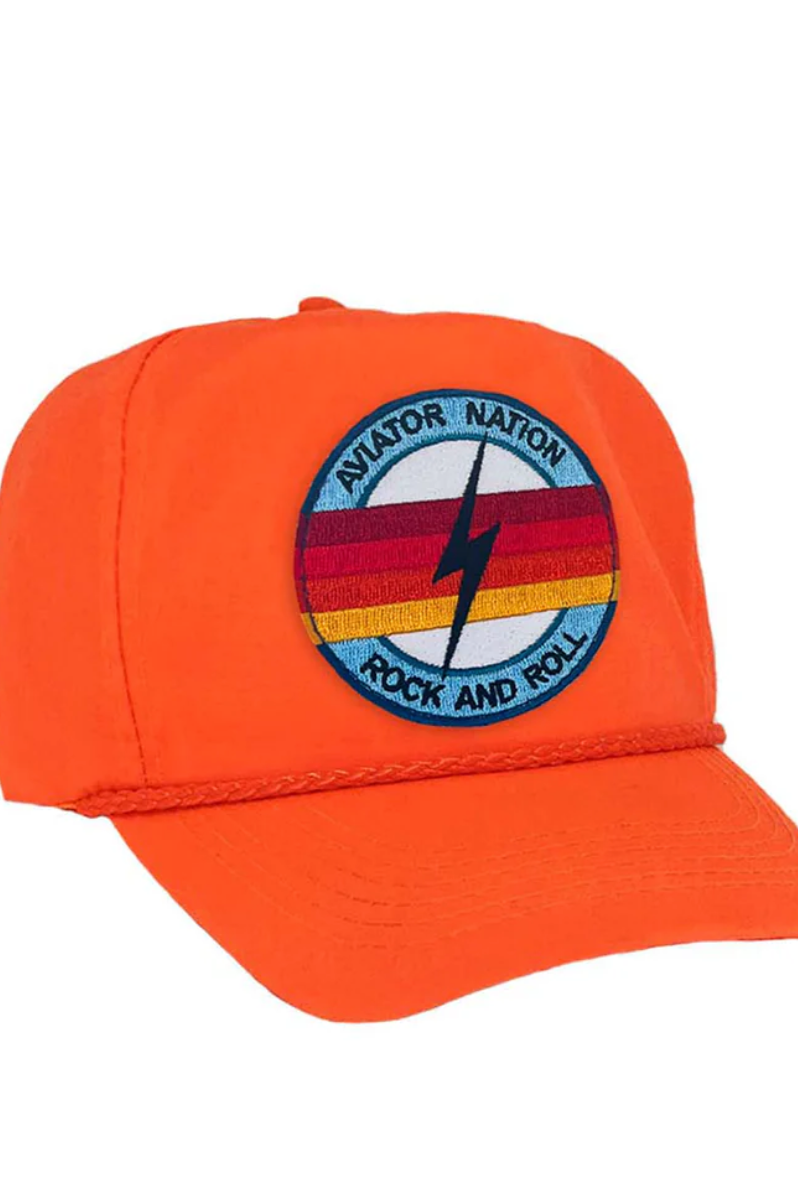 Aviator Nation Rock & Roll Low Rise Trucker Orange – The  display picture 1