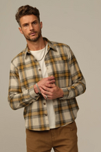 Load image into Gallery viewer, Road To Nowhere Men&#39;s Flannel Shirt Mustard Plaid