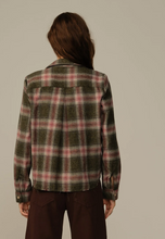 Load image into Gallery viewer, Road To Nowhere Mila Shirt Wine Plaid