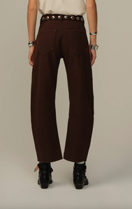 Road To Nowhere Women's Cotton Trouser Chocolate