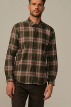 Load image into Gallery viewer, Road To Nowhere Men&#39;s Flannel Shirt Wine Plaid