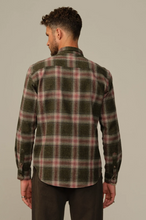 Load image into Gallery viewer, Road To Nowhere Men&#39;s Flannel Shirt Wine Plaid