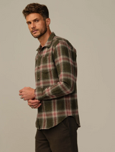 Load image into Gallery viewer, Road To Nowhere Men&#39;s Flannel Shirt Wine Plaid