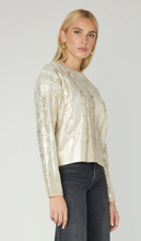 Load image into Gallery viewer, JS71 Cory Sweater Gold Foil