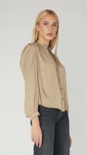 Load image into Gallery viewer, JS71  Ines Blouse Golden Khaki