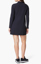 Load image into Gallery viewer, Spanx Rib Half Zip Long Sleeve Dress Black